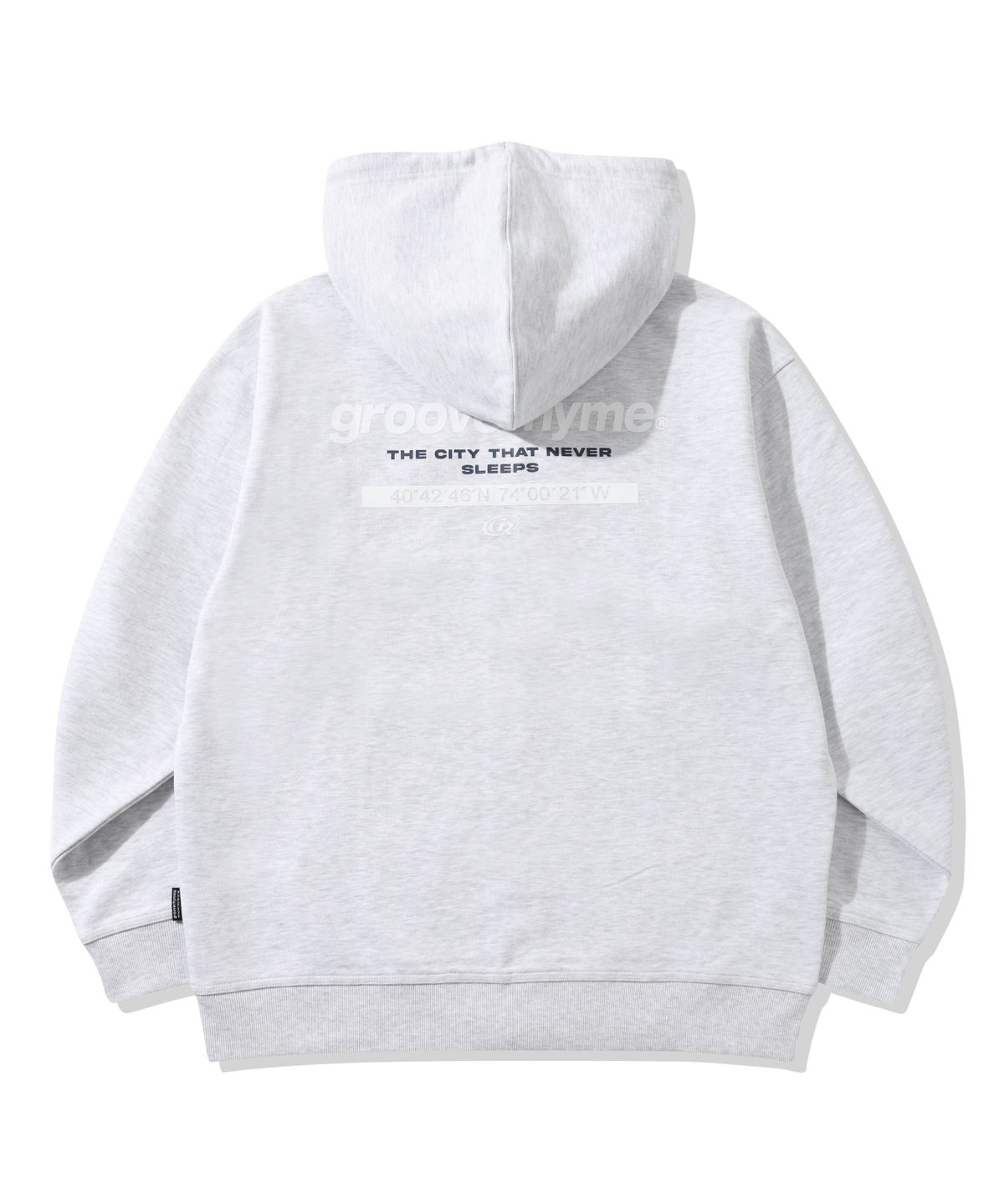 그루브라임(GROOVE RHYME) 남) C100 3단쭈리 NEW 로케이션 후드집업 (세미오버핏)(25년)(3COLOR) [LRARCUZ101P]