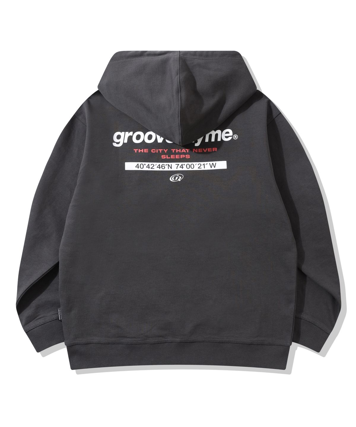 그루브라임(GROOVE RHYME) 남) C100 3단쭈리 NEW 로케이션 후드티 (세미오버핏)(25년)(11COLOR) [LRARCTH121P]