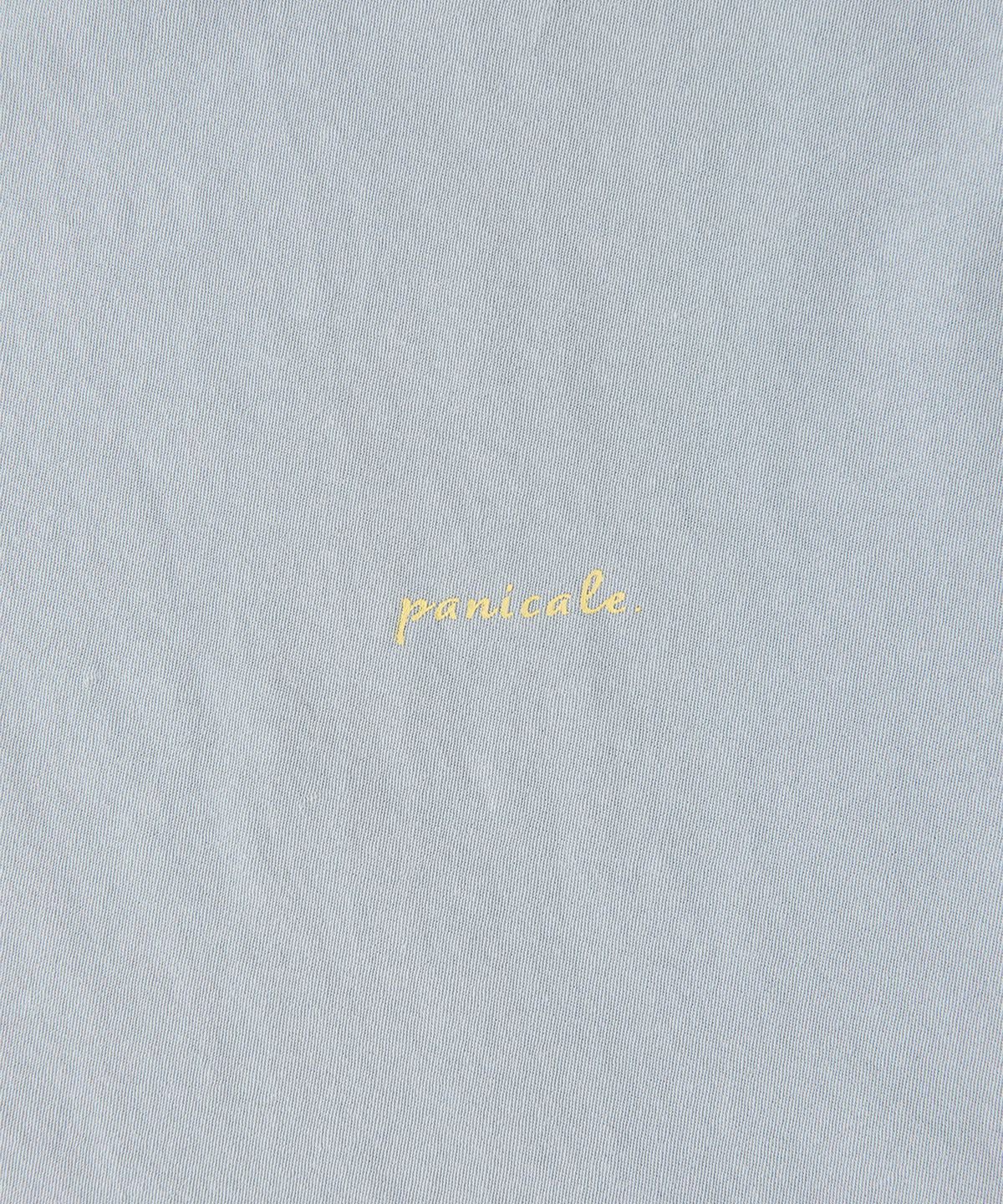 빠니깔레(PANICALE) 스카이블루 빈티지 워싱 로고 티셔츠