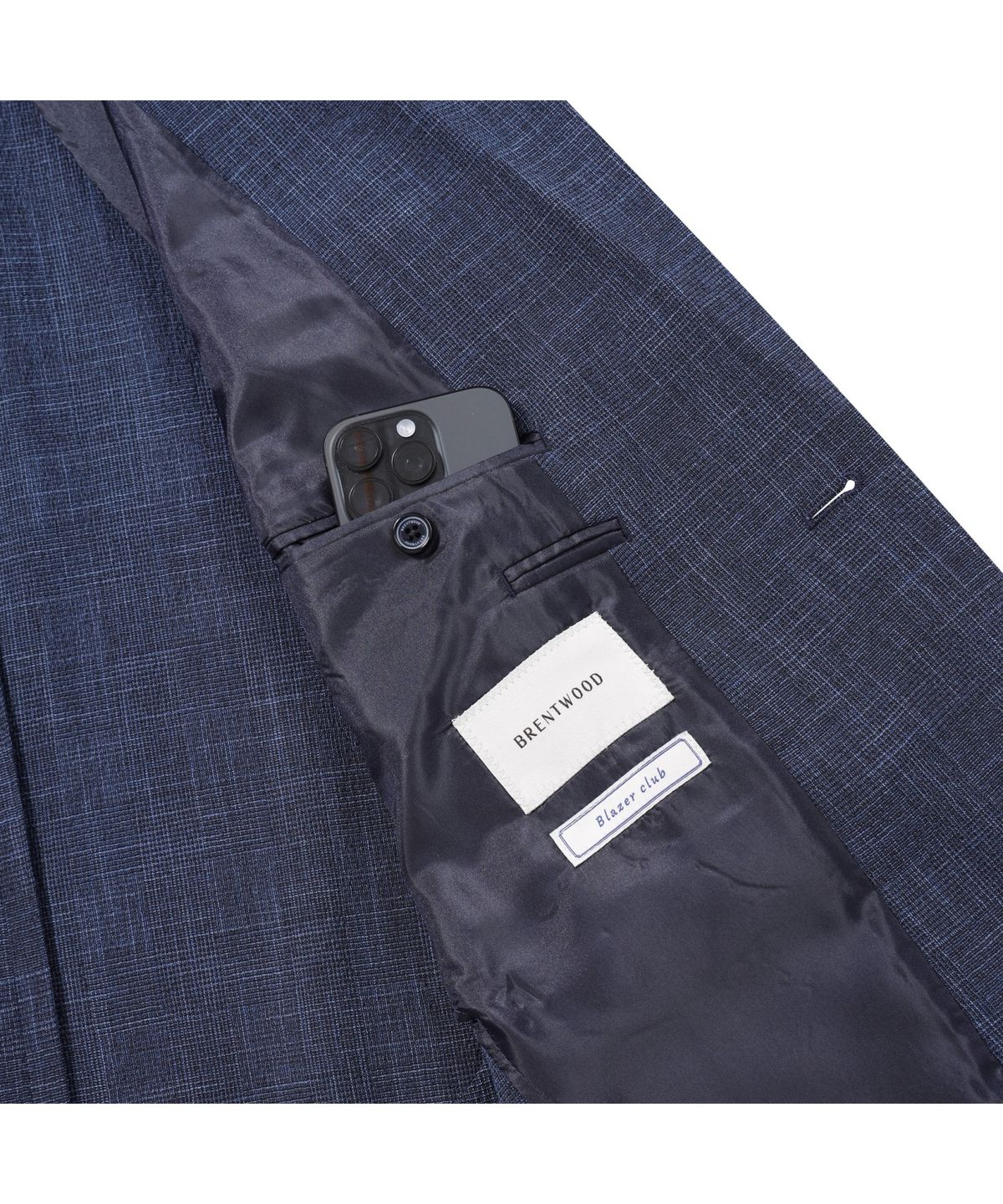 브렌우드(BRENTWOOD) 글렌체크 경량 써커 자켓 BRJBM25551NYX