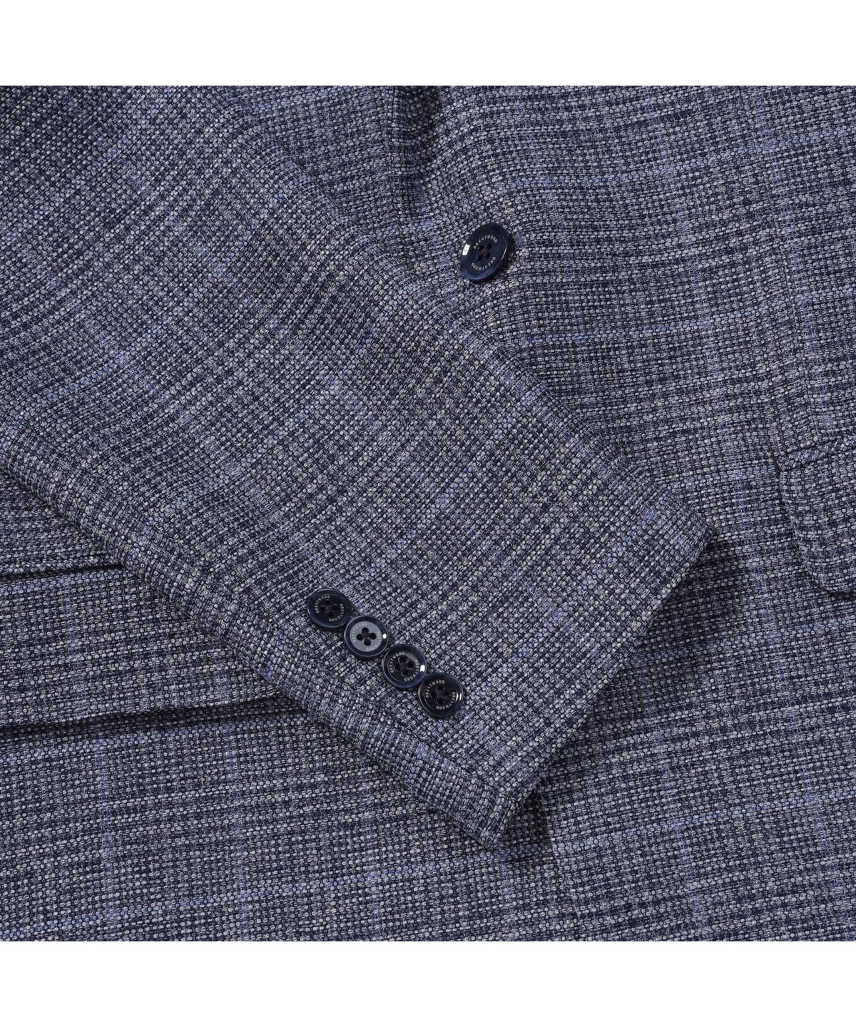 브렌우드(BRENTWOOD) 글렌체크 조직 경량 자켓 BRJBM25421BUX