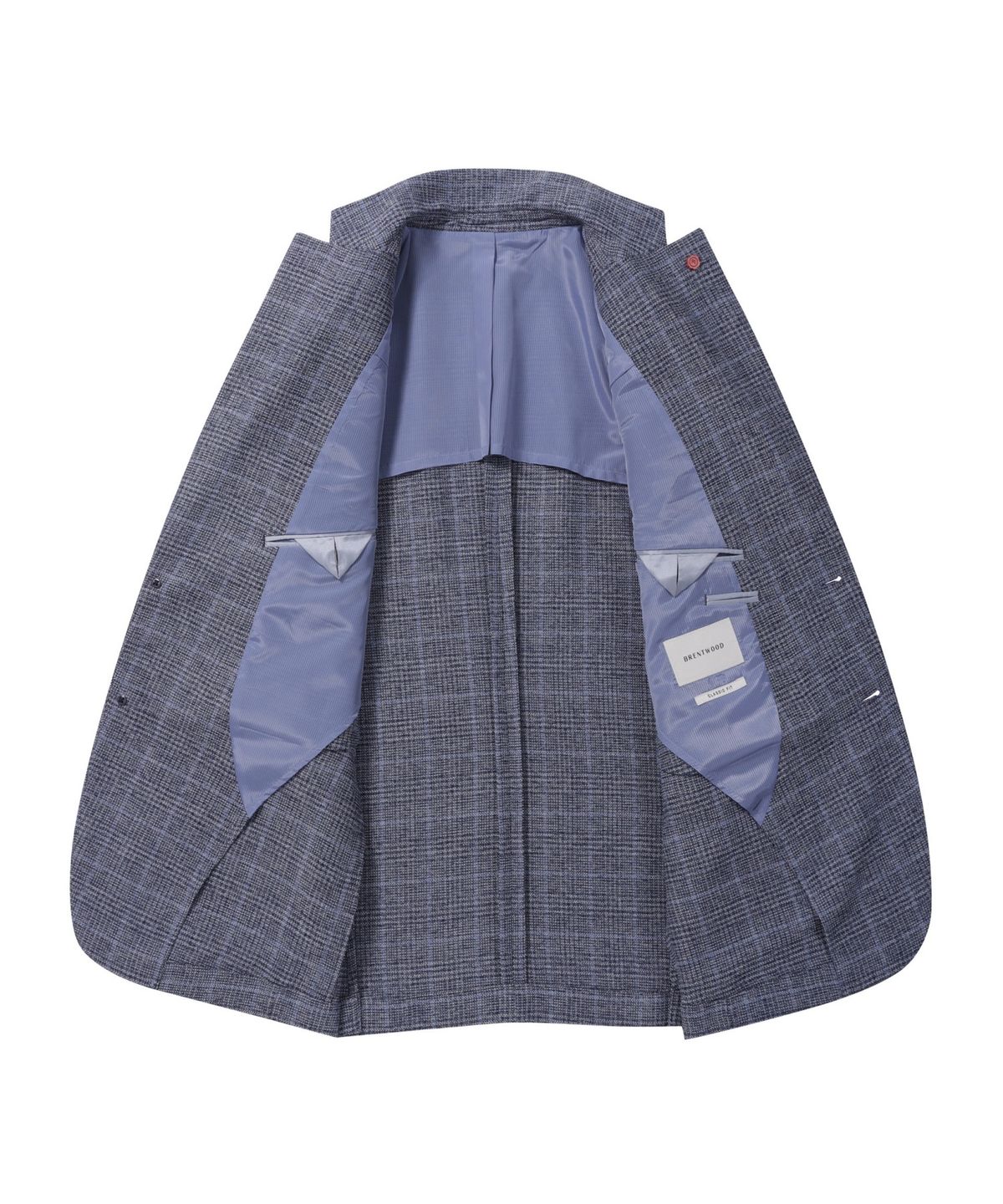 브렌우드(BRENTWOOD) 글렌체크 조직 경량 자켓 BRJBM25421BUX