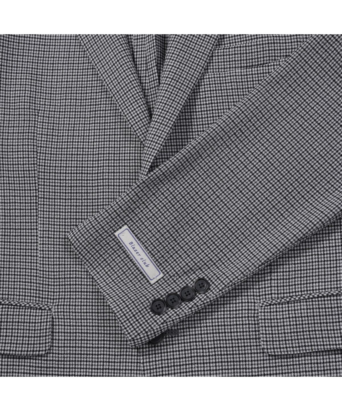 브렌우드(BRENTWOOD) 미니멀 체크 자켓 BRJBM25431GYX