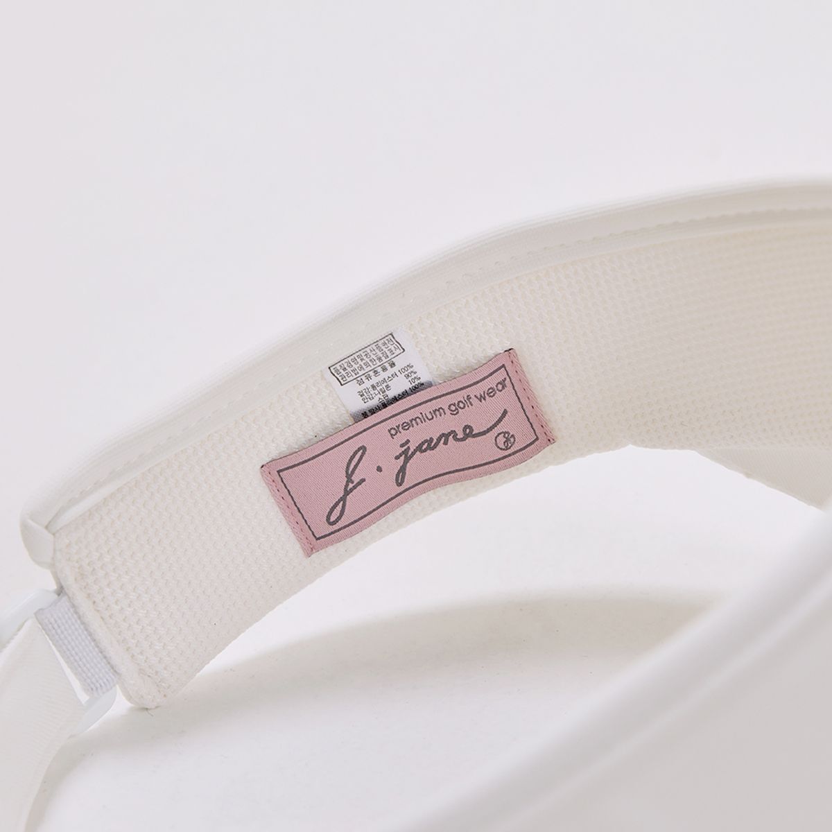 제이제인(J.JANE) 레이스 진주 리본 썬캡 (White)