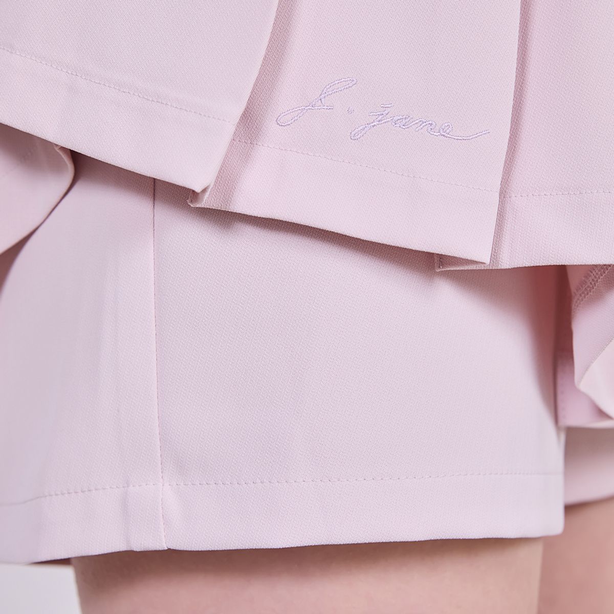 제이제인(J.JANE) 플리츠 치마 바지 (Pink)