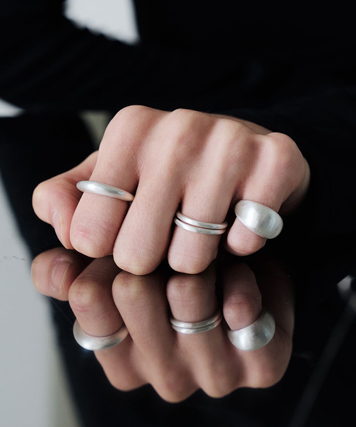 티오유(TOU) NP008 Hidden Shine Matte Pinky Ring