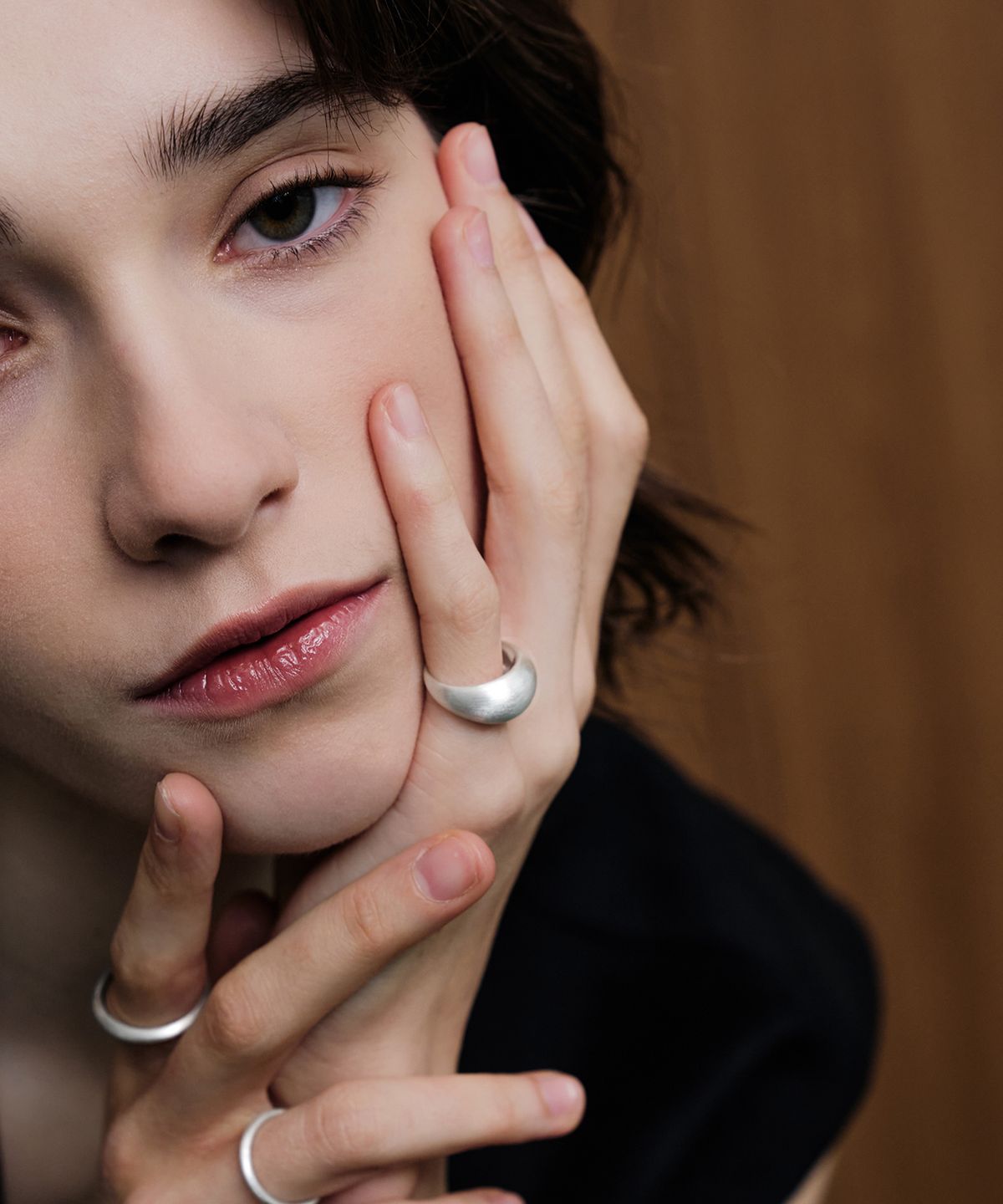 티오유(TOU) NP008 Hidden Shine Matte Pinky Ring