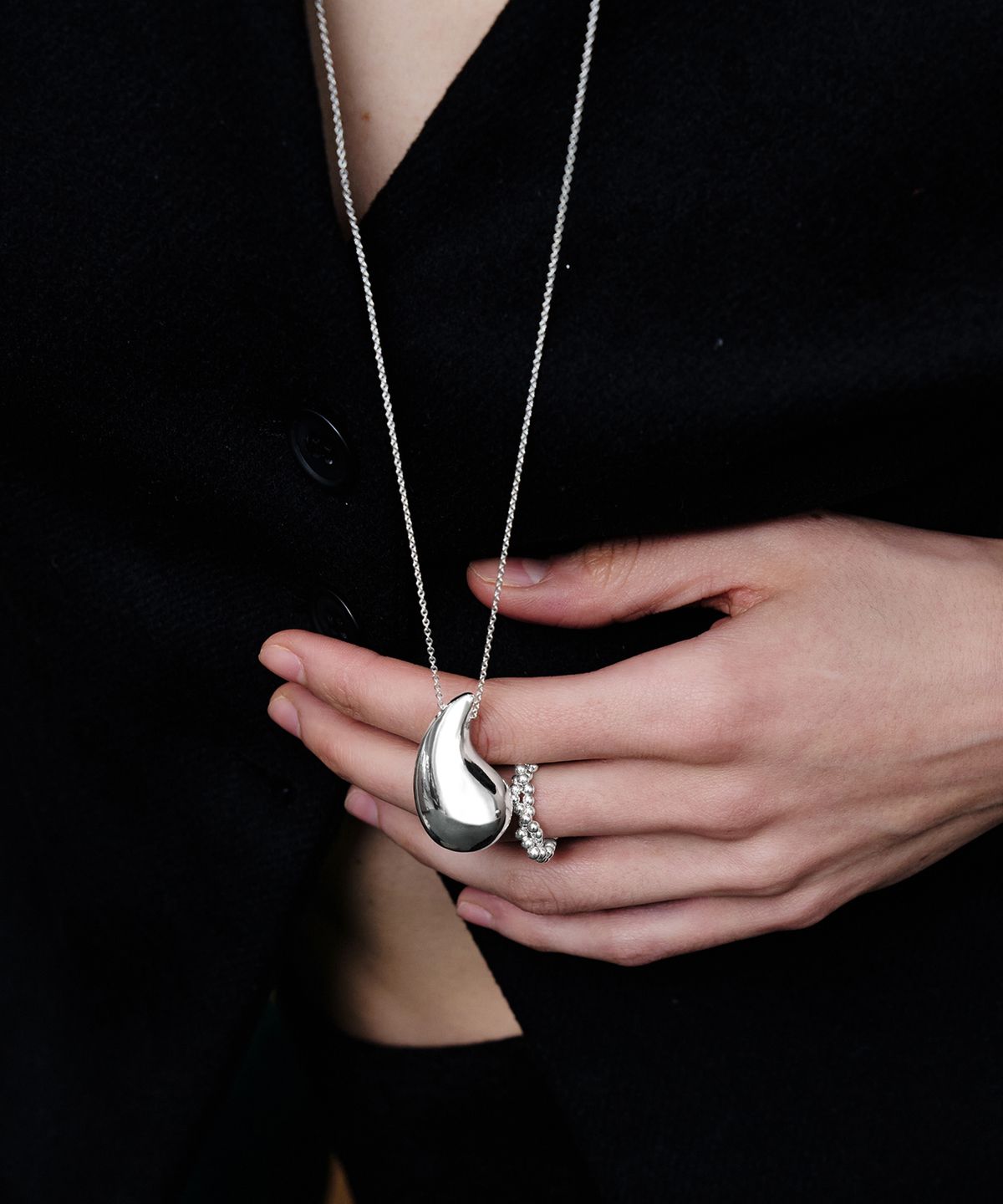 티오유(TOU) NP017 Metal Volume Necklace