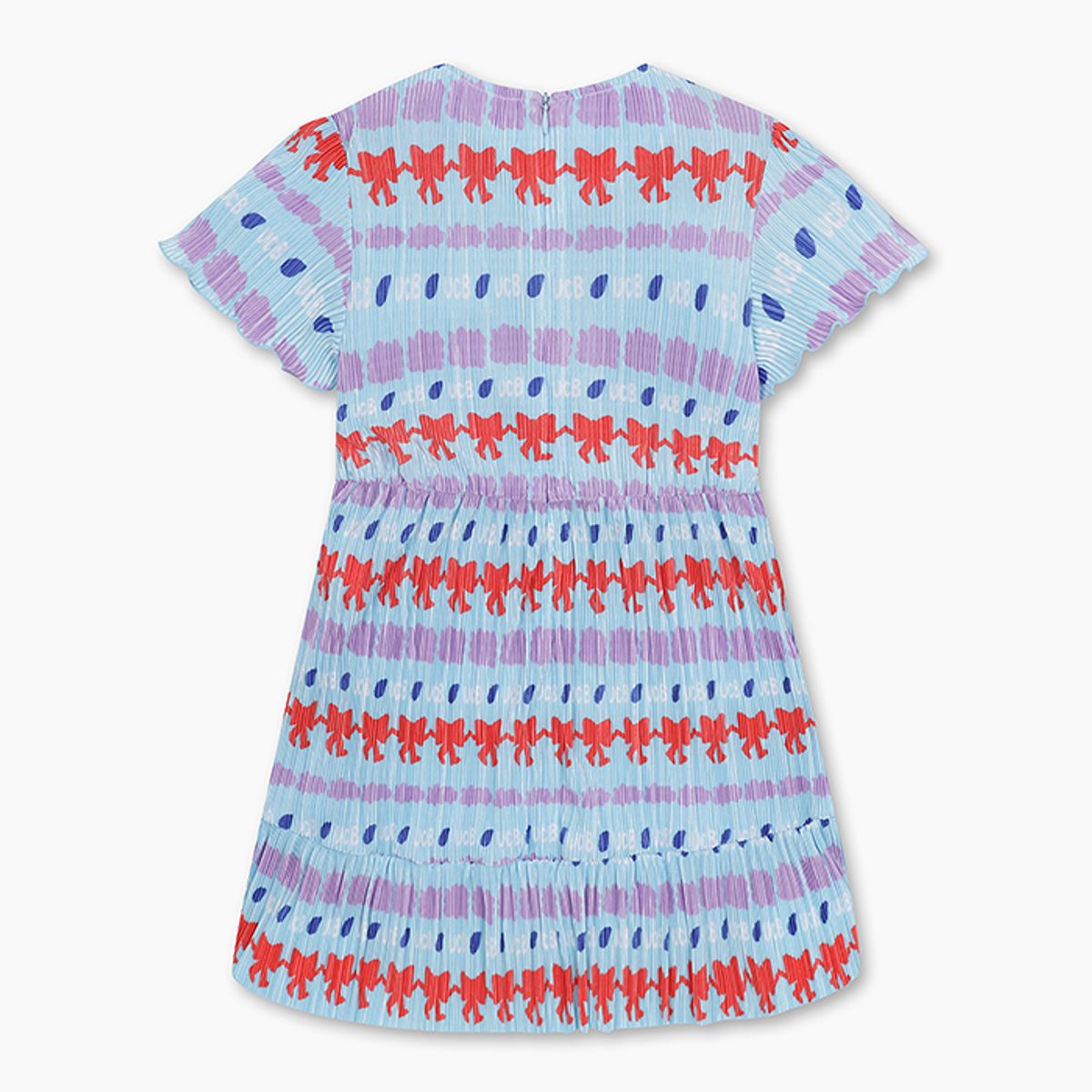 베네통키즈(BENETTONKIDS) 보드레 플리츠 원피스_QAOP19531BL