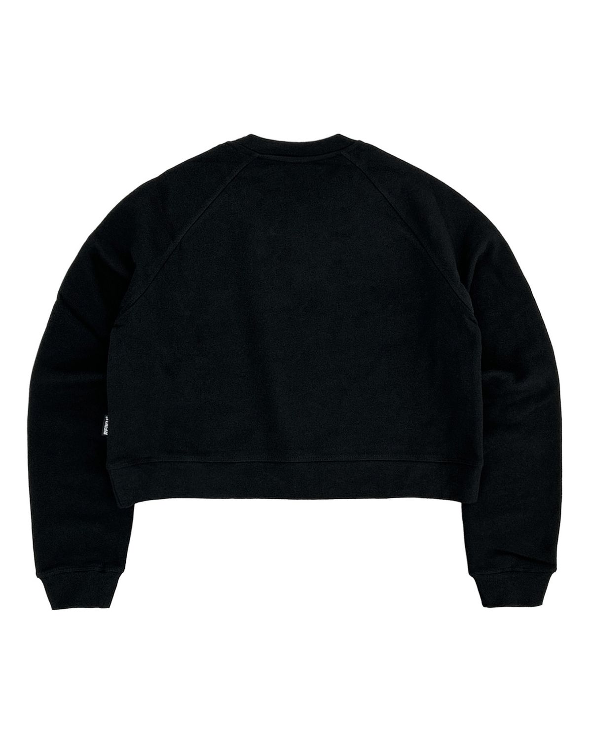 레이쿠(REIKU) RK bule bird crop sweatshirt black rk008