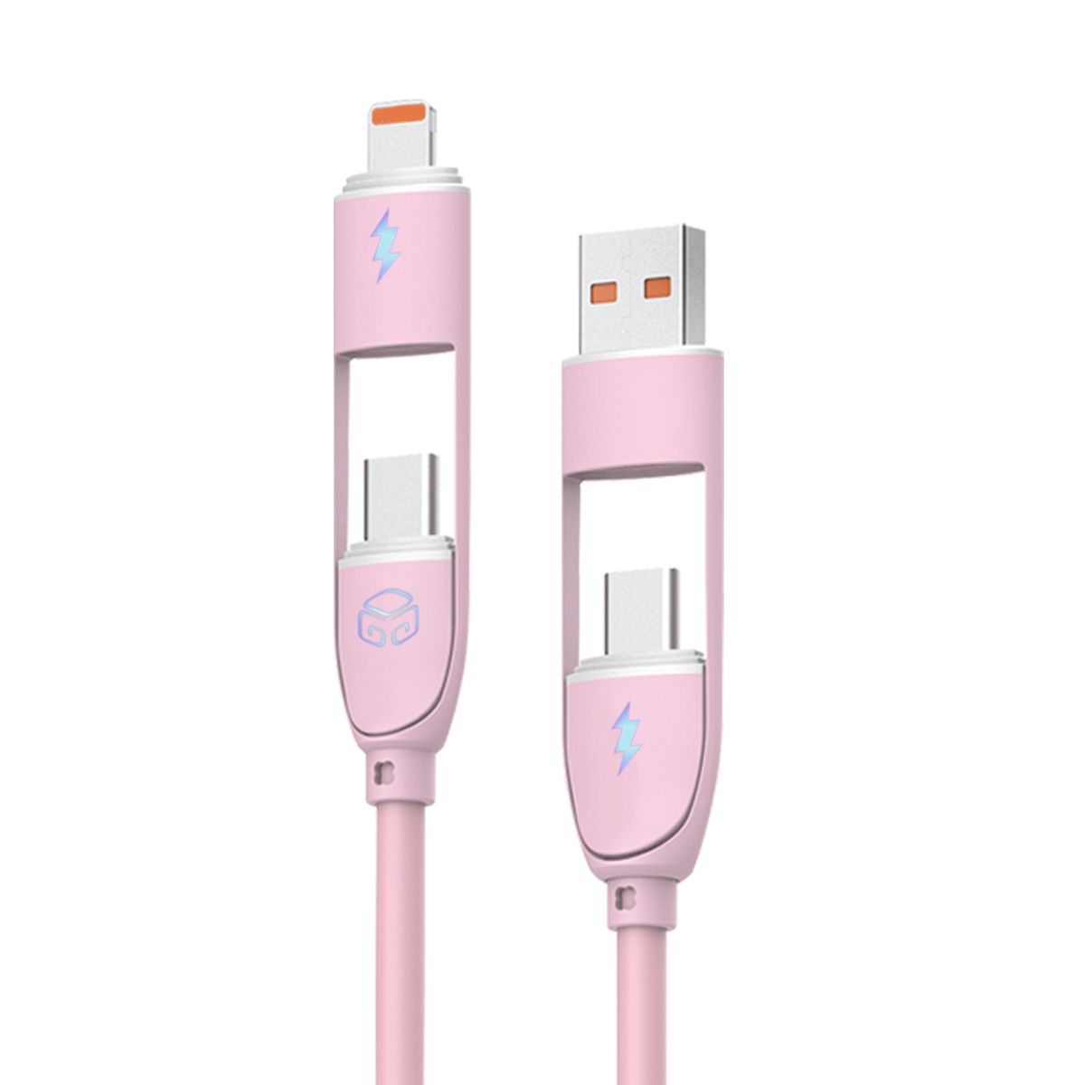 디지지(DEGEEGEE) 크래용 PD 60W 4in1 LED 멀티 초고속 충전케이블