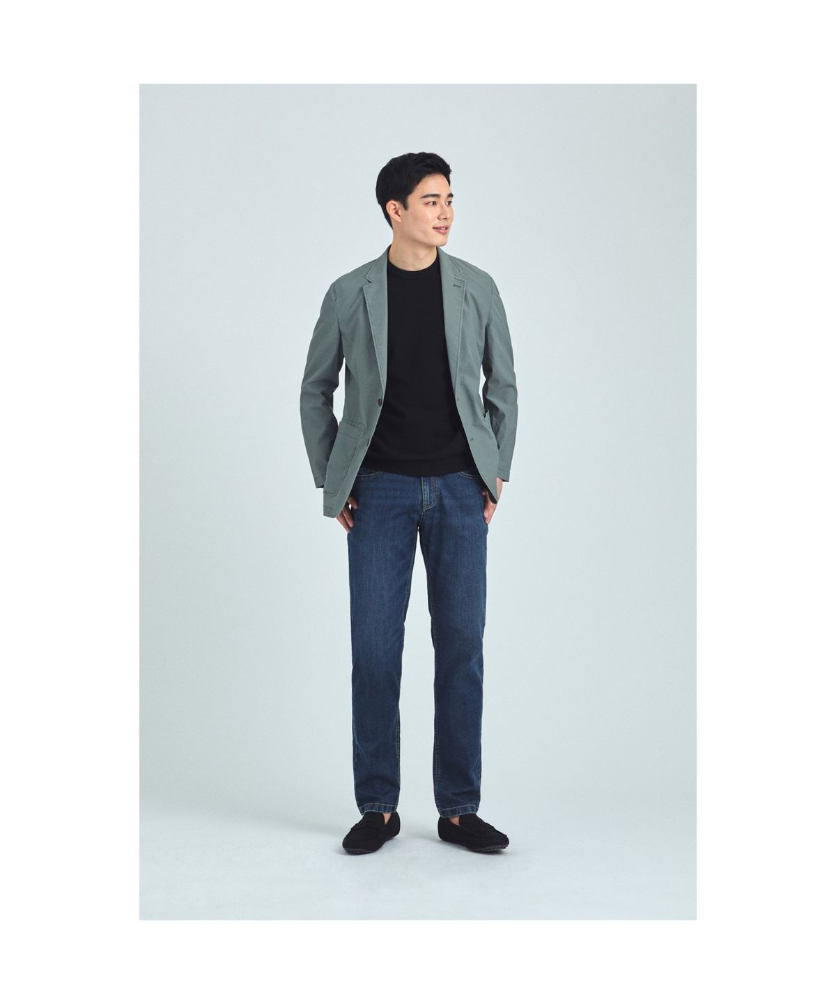 브렌우드(BRENTWOOD) 솔리드 피그먼트 워싱 자켓 BRJCM25521GYX