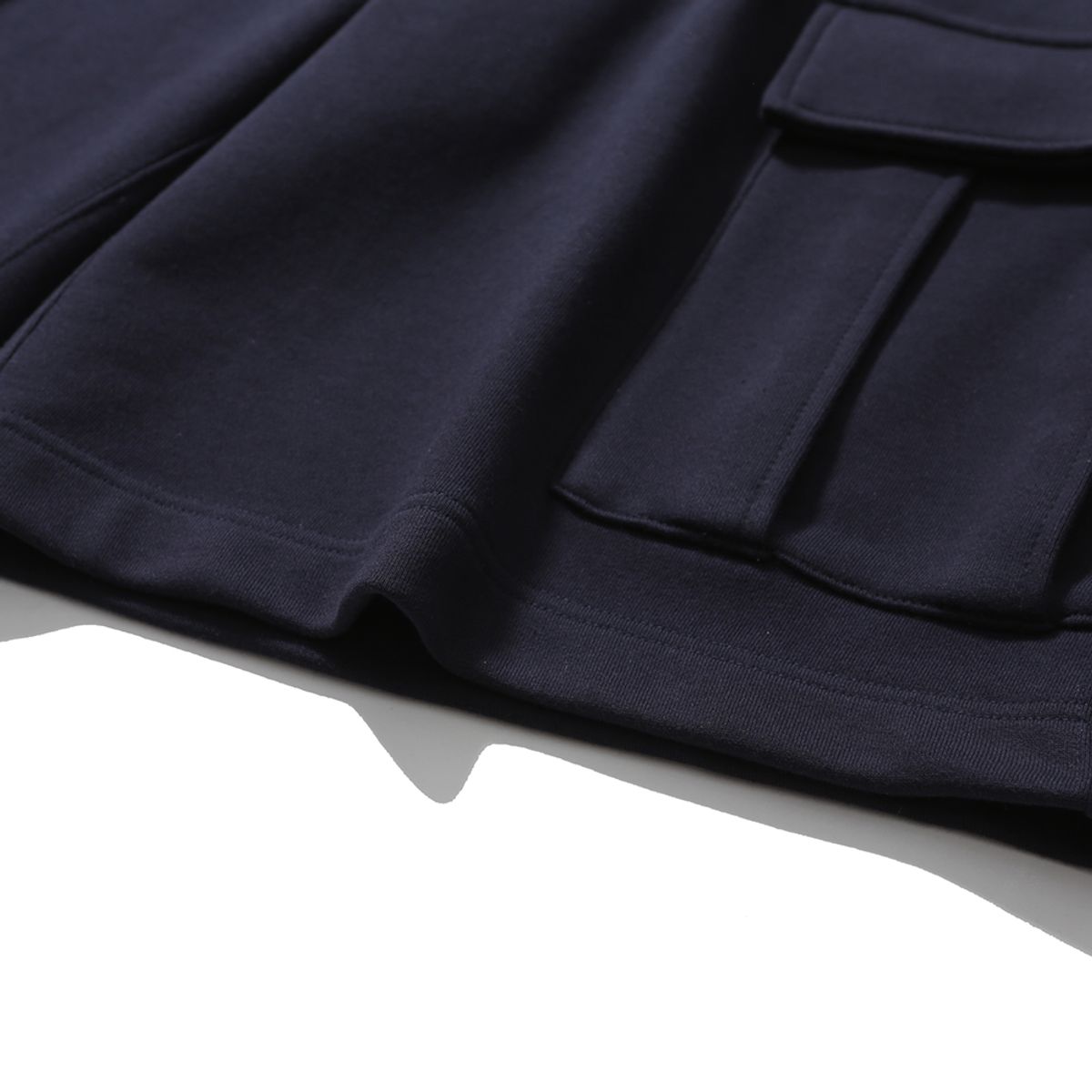 모이프(MOIF) [SS25] OVER MIL SWEAT SHORTS / NAVY