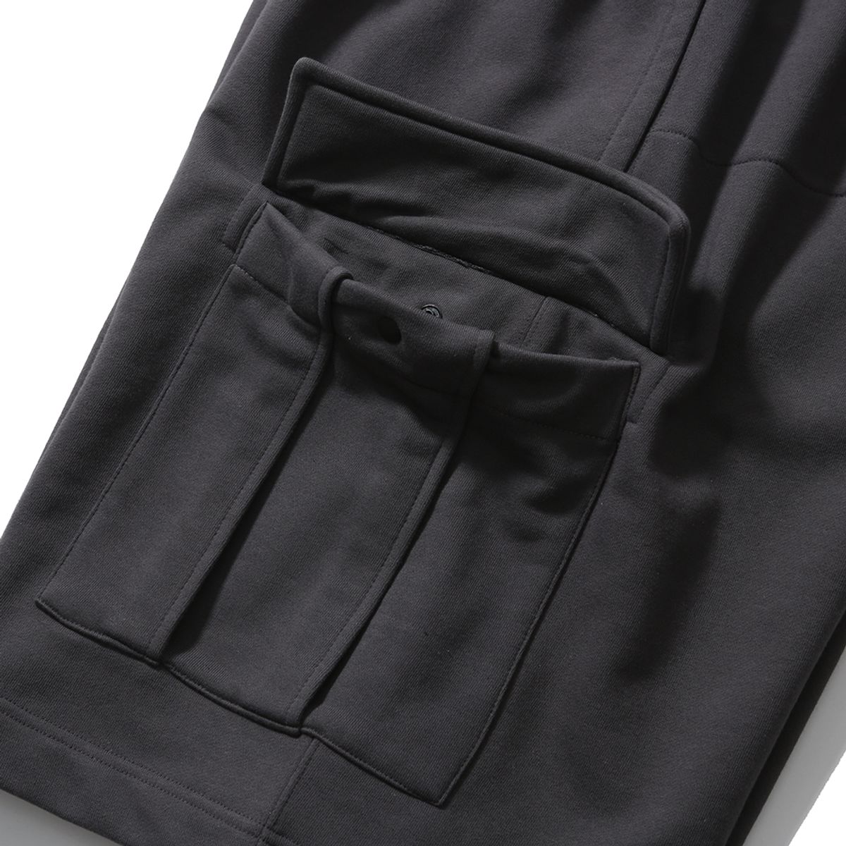모이프(MOIF) [SS25] OVER MIL SWEAT SHORTS / CHARCOAL