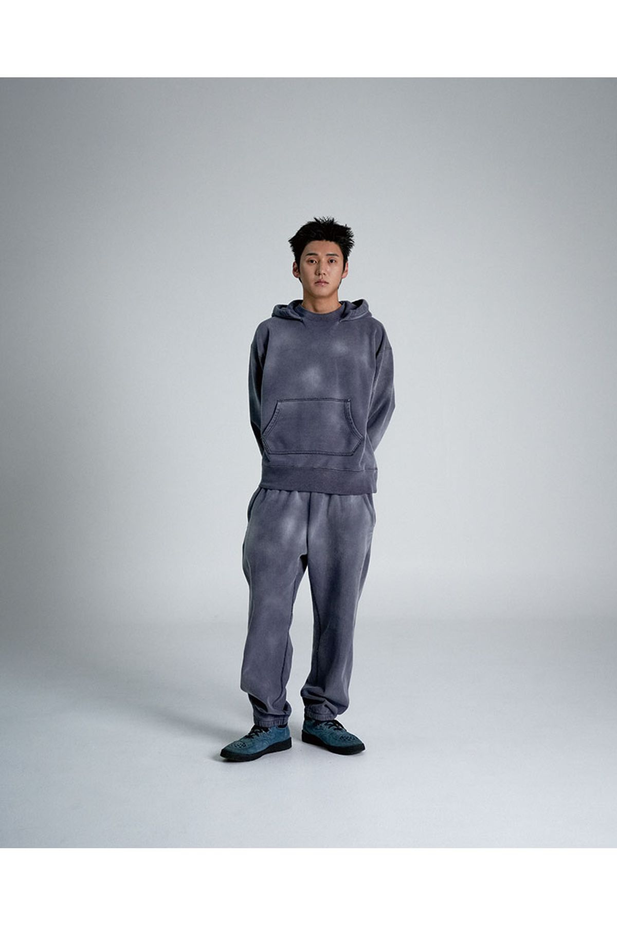 서지웨어(SURGE WEAR) 애프터 후디 - 네이비