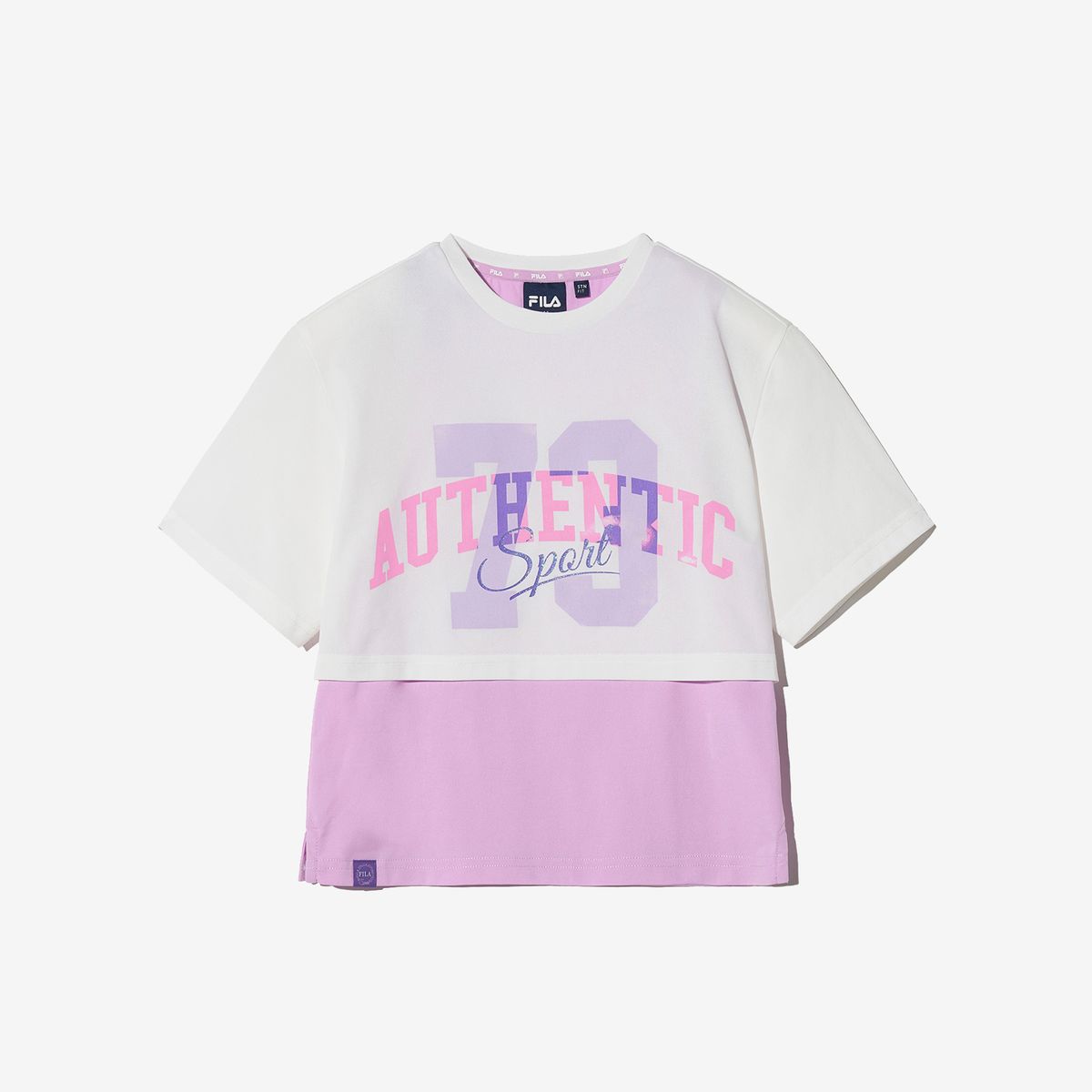 휠라 키즈(FILA KIDS) 여아 레이어드 티셔츠