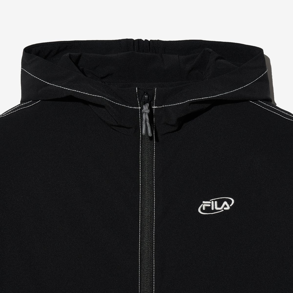휠라 키즈(FILA KIDS) 스티치 매쉬 안감 바람막이