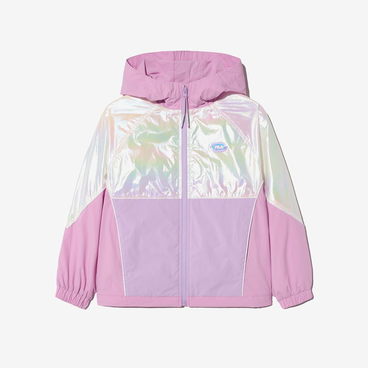 휠라 키즈(FILA KIDS) 샤이니 절개 바람막이