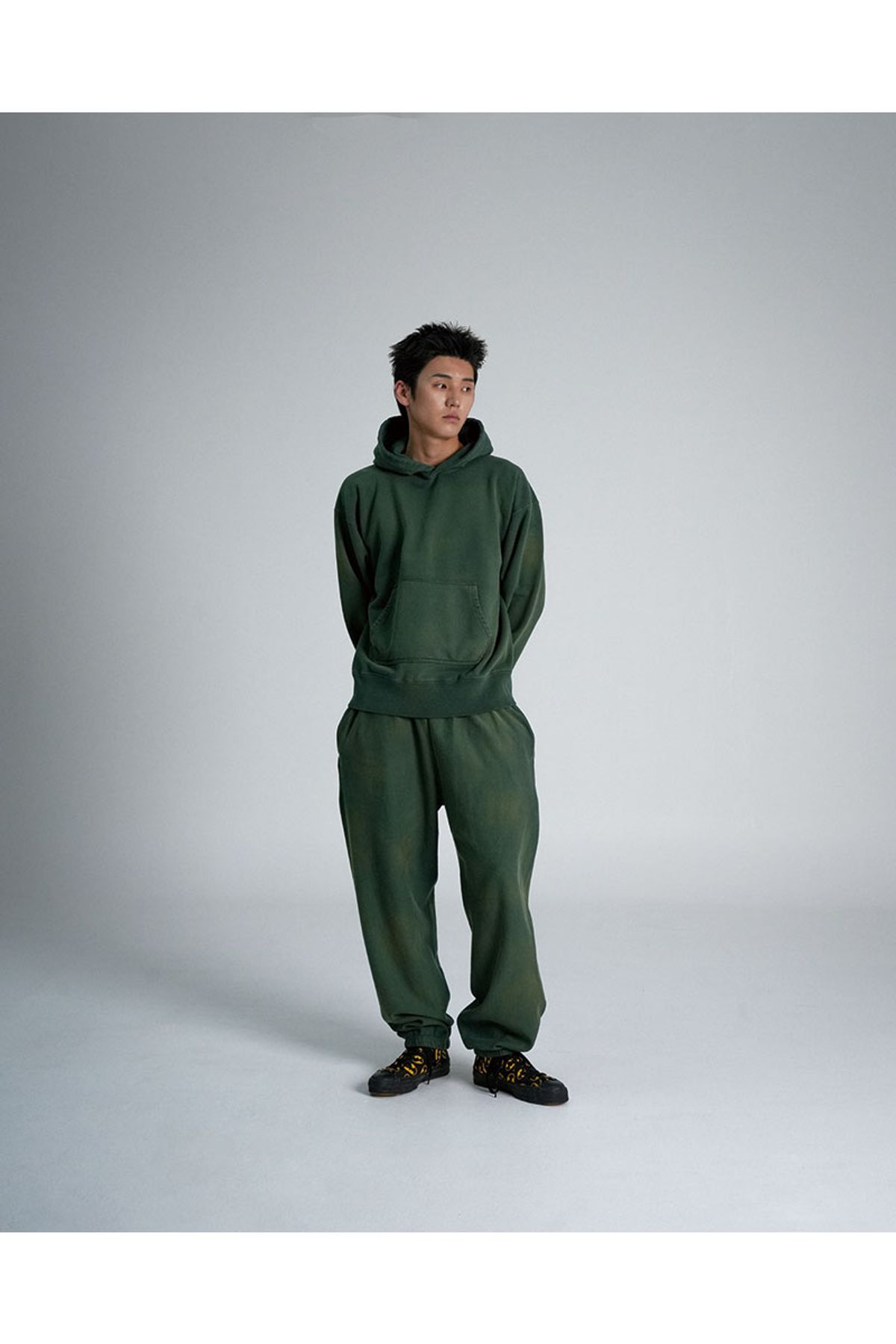 서지웨어(SURGE WEAR) 스탠다드 후디 - 그린