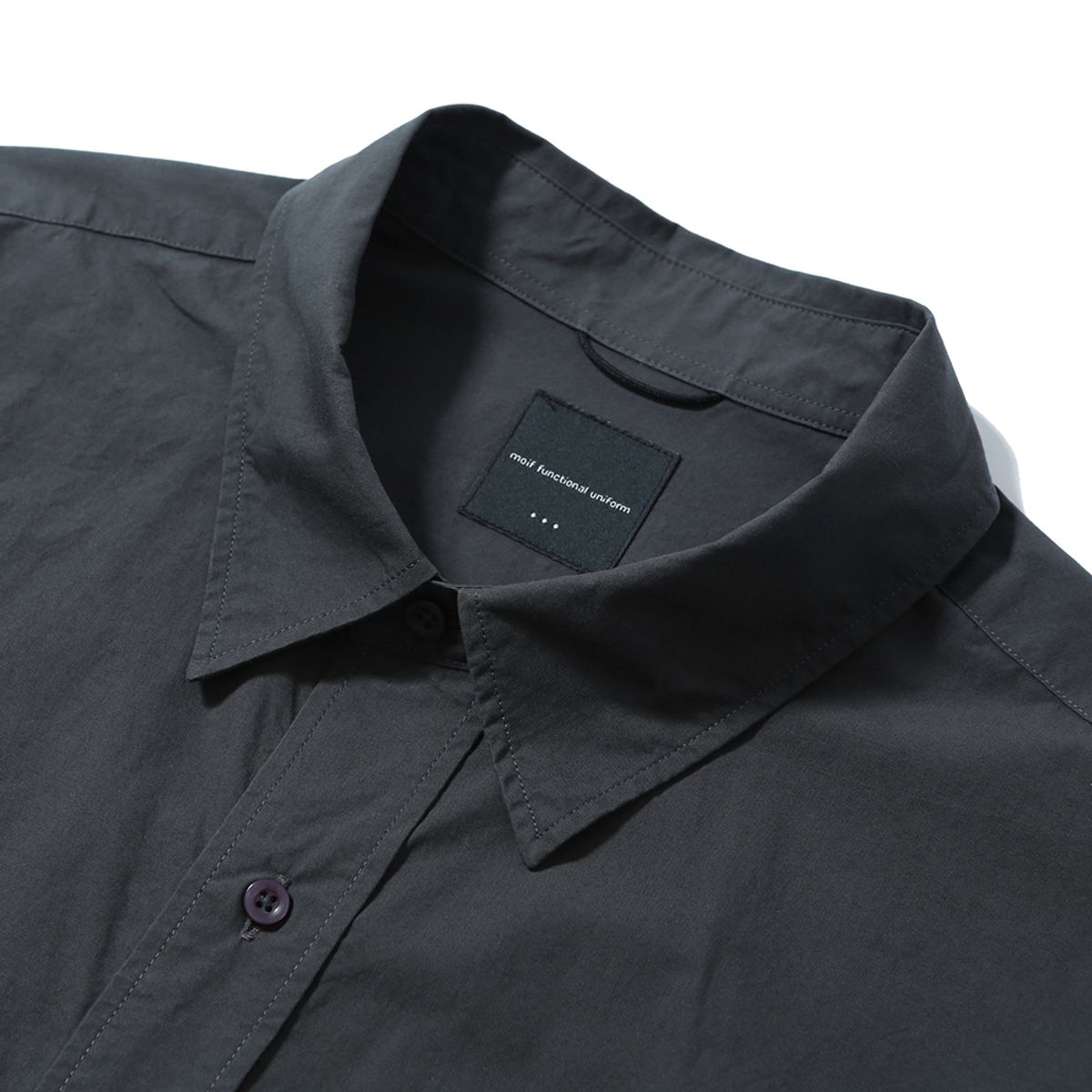 모이프(MOIF) [SS25] UNIFORM SHIRT / CHARCOAL