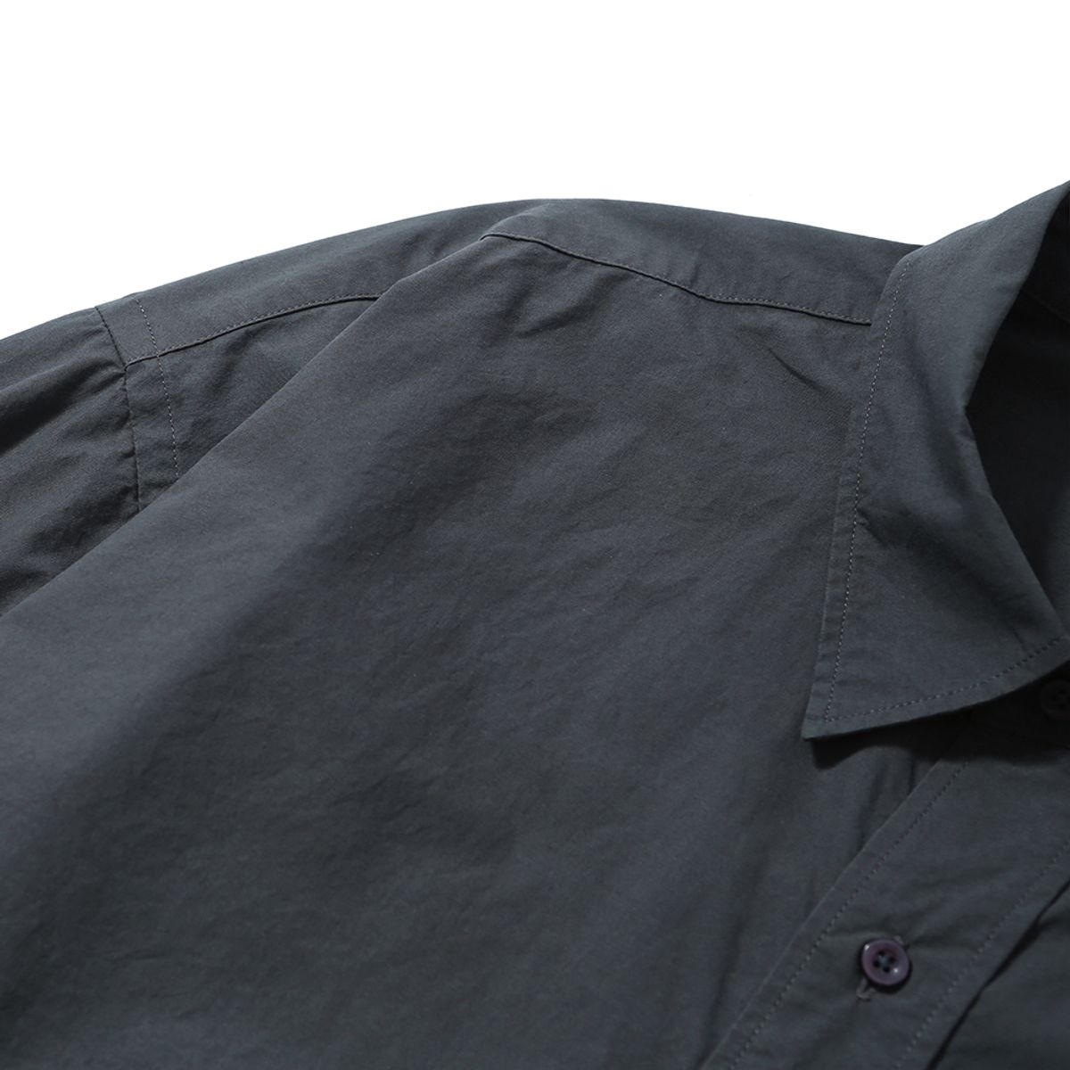 모이프(MOIF) [SS25] UNIFORM SHIRT / CHARCOAL