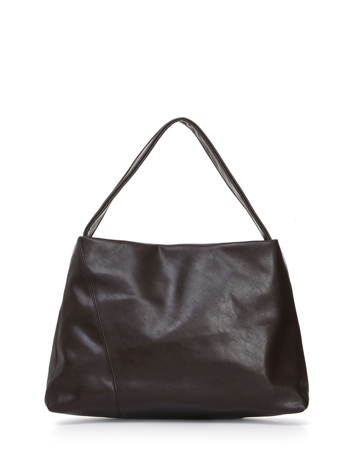 닉앤니콜(NICK&NICOLE) LOOSE BIG CRYSTAL SHOULDER BAG_BROWN