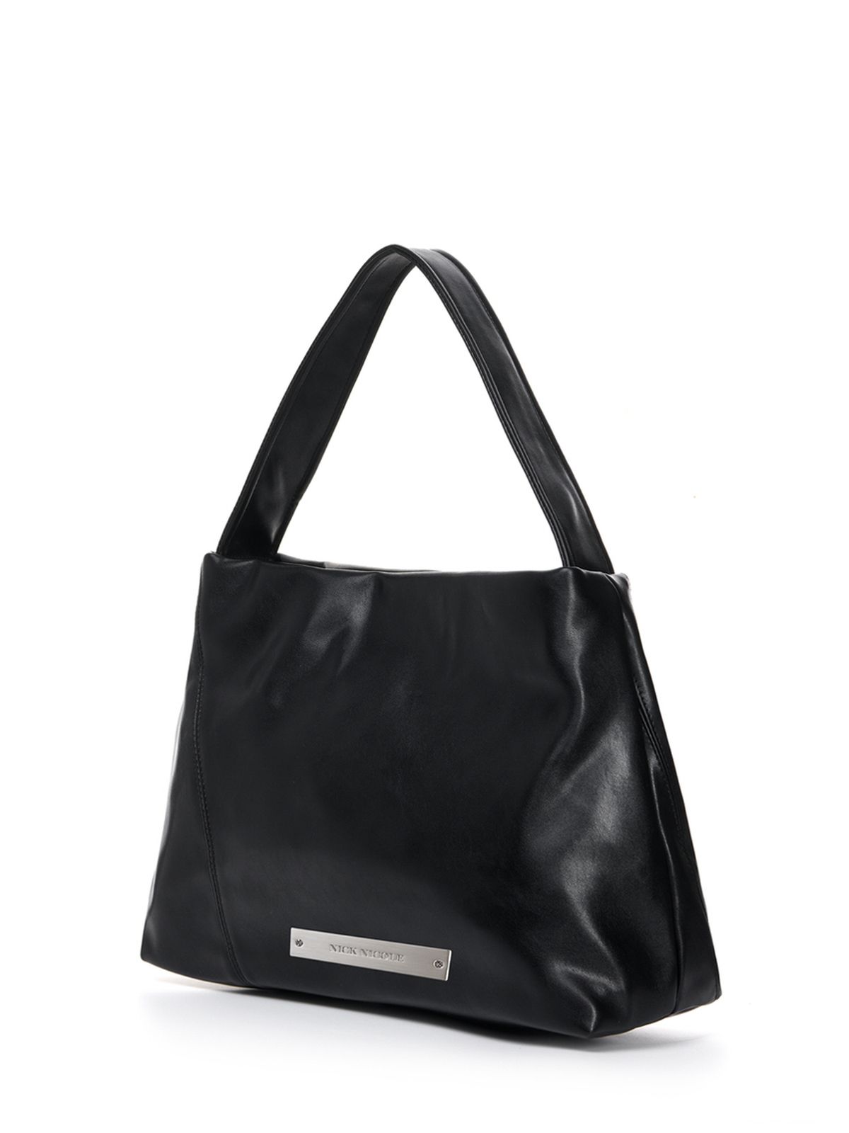 닉앤니콜(NICK&NICOLE) LOOSE BIG CRYSTAL SHOULDER BAG_BLACK