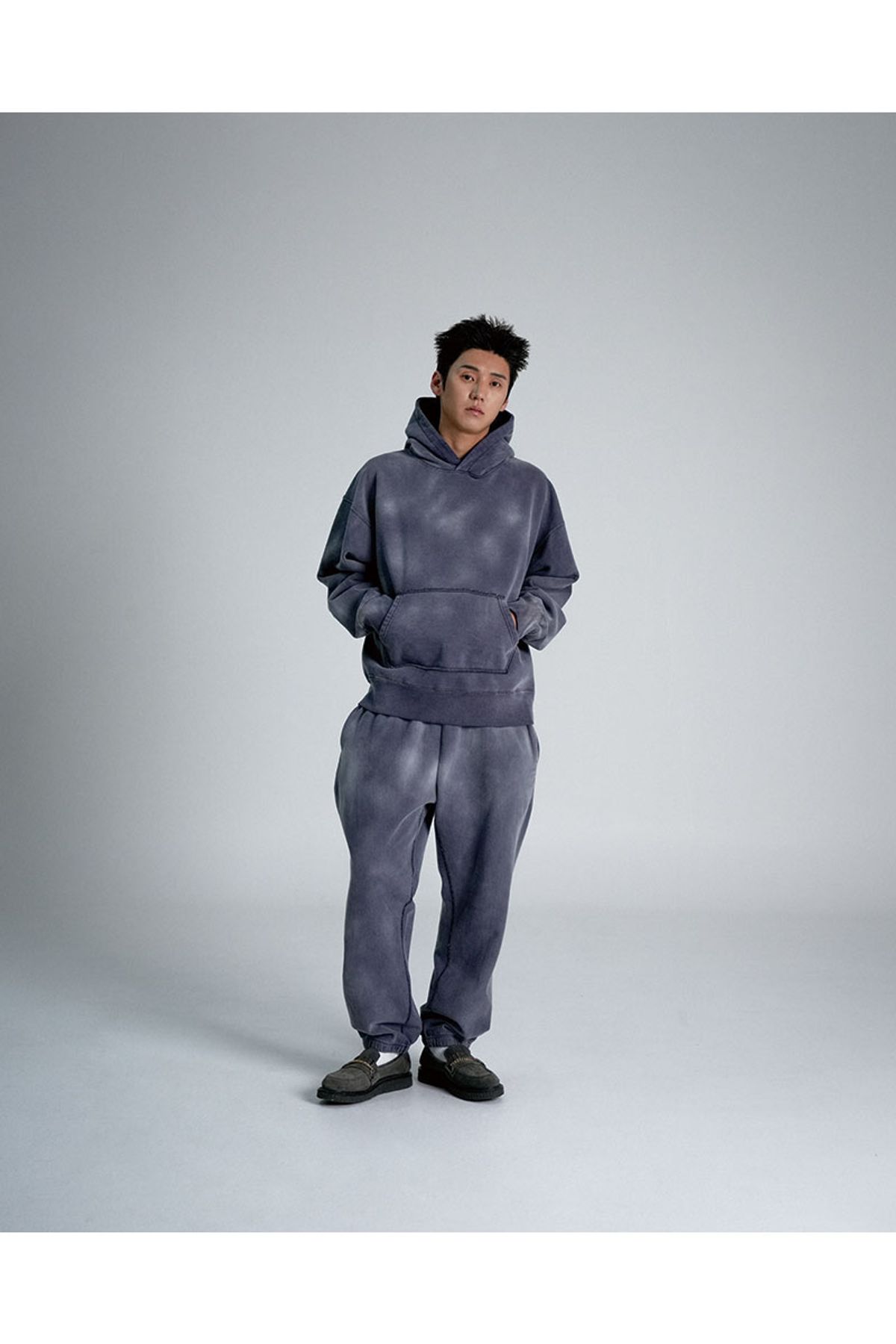 서지웨어(SURGE WEAR) 스탠다드 후디 - 네이비
