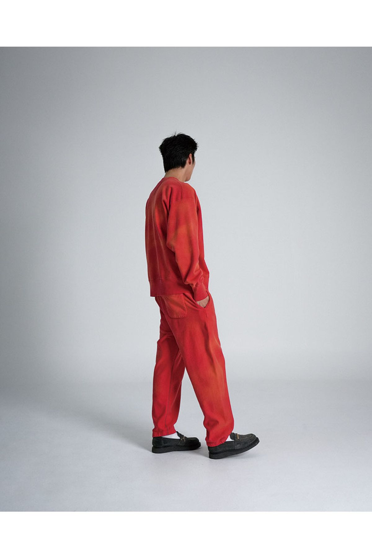 서지웨어(SURGE WEAR) V 거셋 스웻 셔츠 - 레드