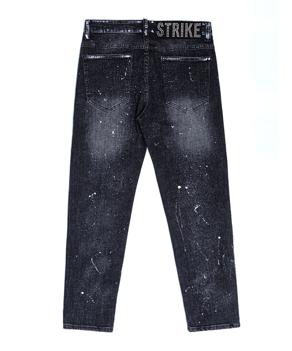 스트라이크(STRIKE) Abstract Splatter Slim Jeans