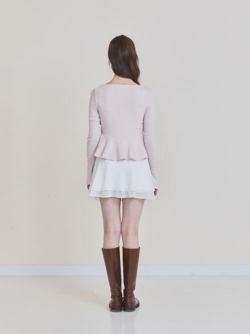 MUSINSA公式 | NOT YOUR ROSE Sora Cardigan Set (Pink)