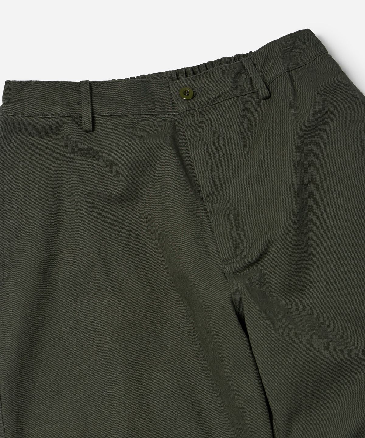 프리즘웍스(FRIZMWORKS) COTTON BANDING EASY PANTS _ OLIVE