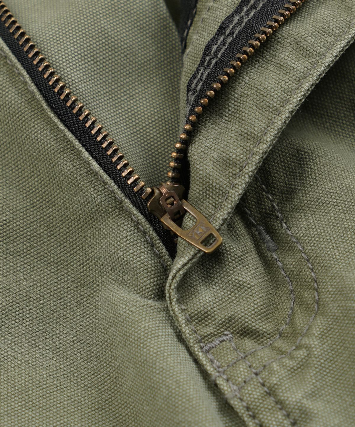 프리즘웍스(FRIZMWORKS) CANVAS FRENCH WORK PANTS _ OLIVE