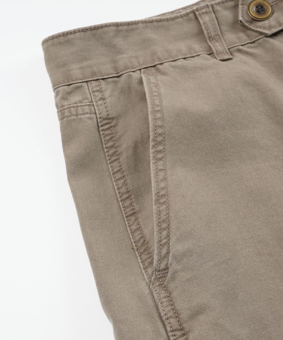 프리즘웍스(FRIZMWORKS) CANVAS FRENCH WORK PANTS _ MUD