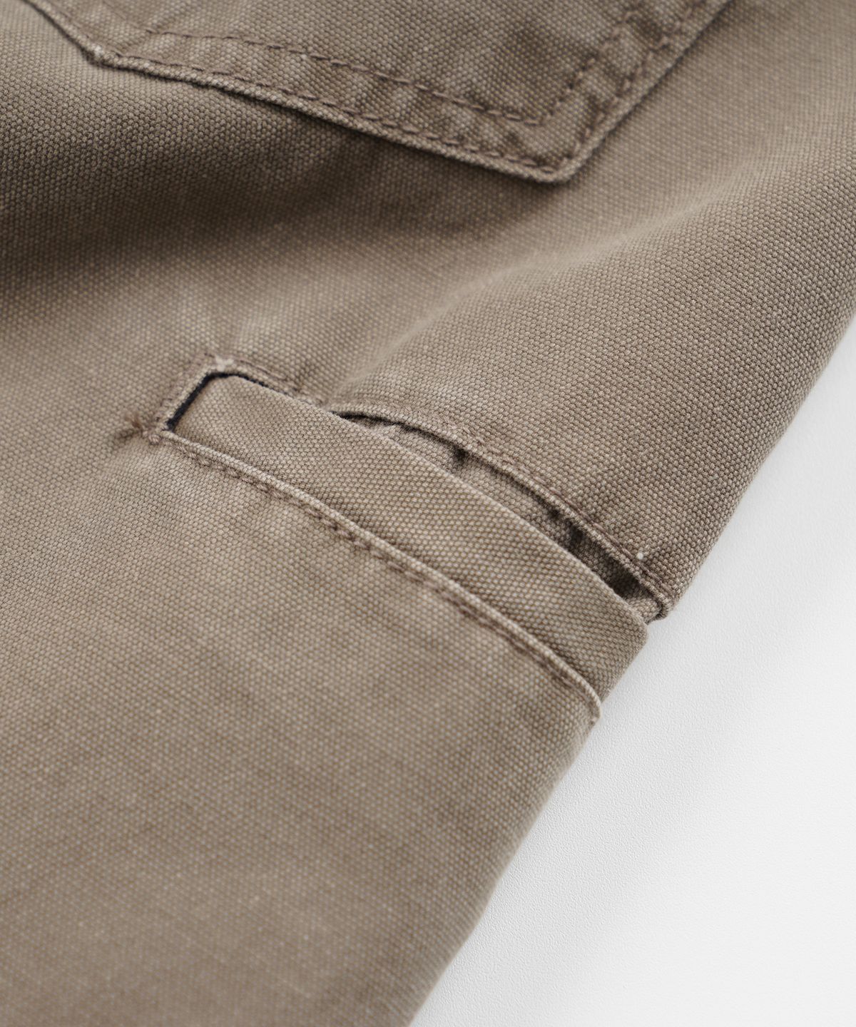 프리즘웍스(FRIZMWORKS) CANVAS FRENCH WORK PANTS _ MUD