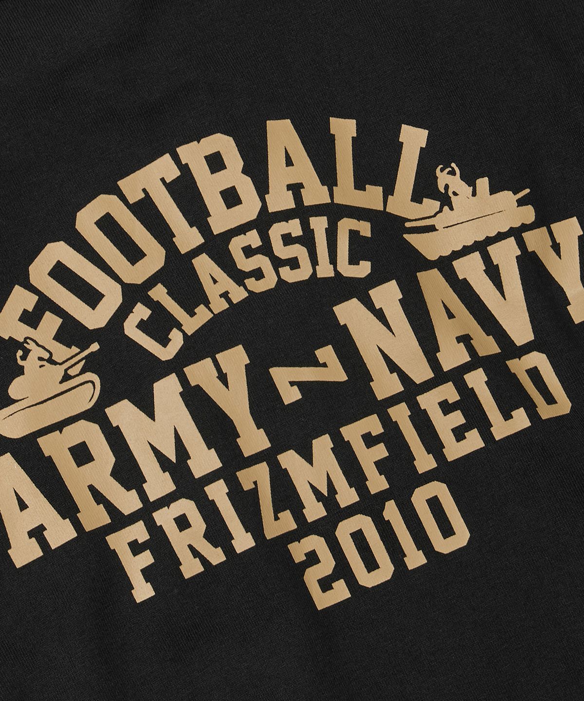 프리즘웍스(FRIZMWORKS) ARMY-NAVY GAME L/S TEE _ BLACK