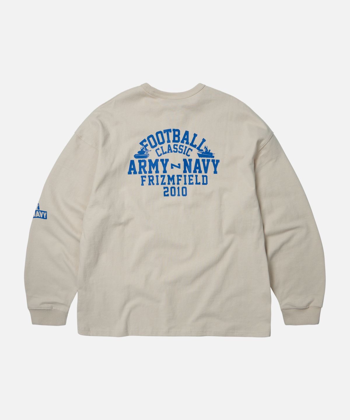 프리즘웍스(FRIZMWORKS) ARMY-NAVY GAME L/S TEE _ LINEN