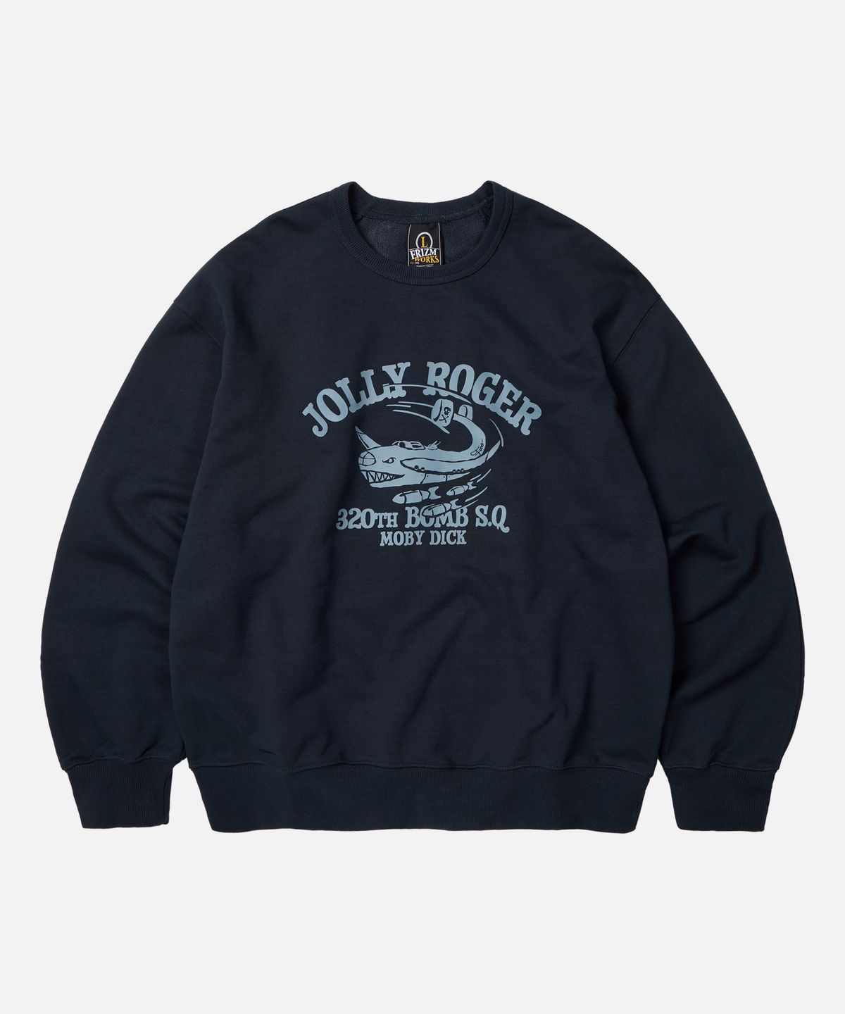 프리즘웍스(FRIZMWORKS) JOLLY ROGER MOBYDICK SWEATSHIRT _ NAVY