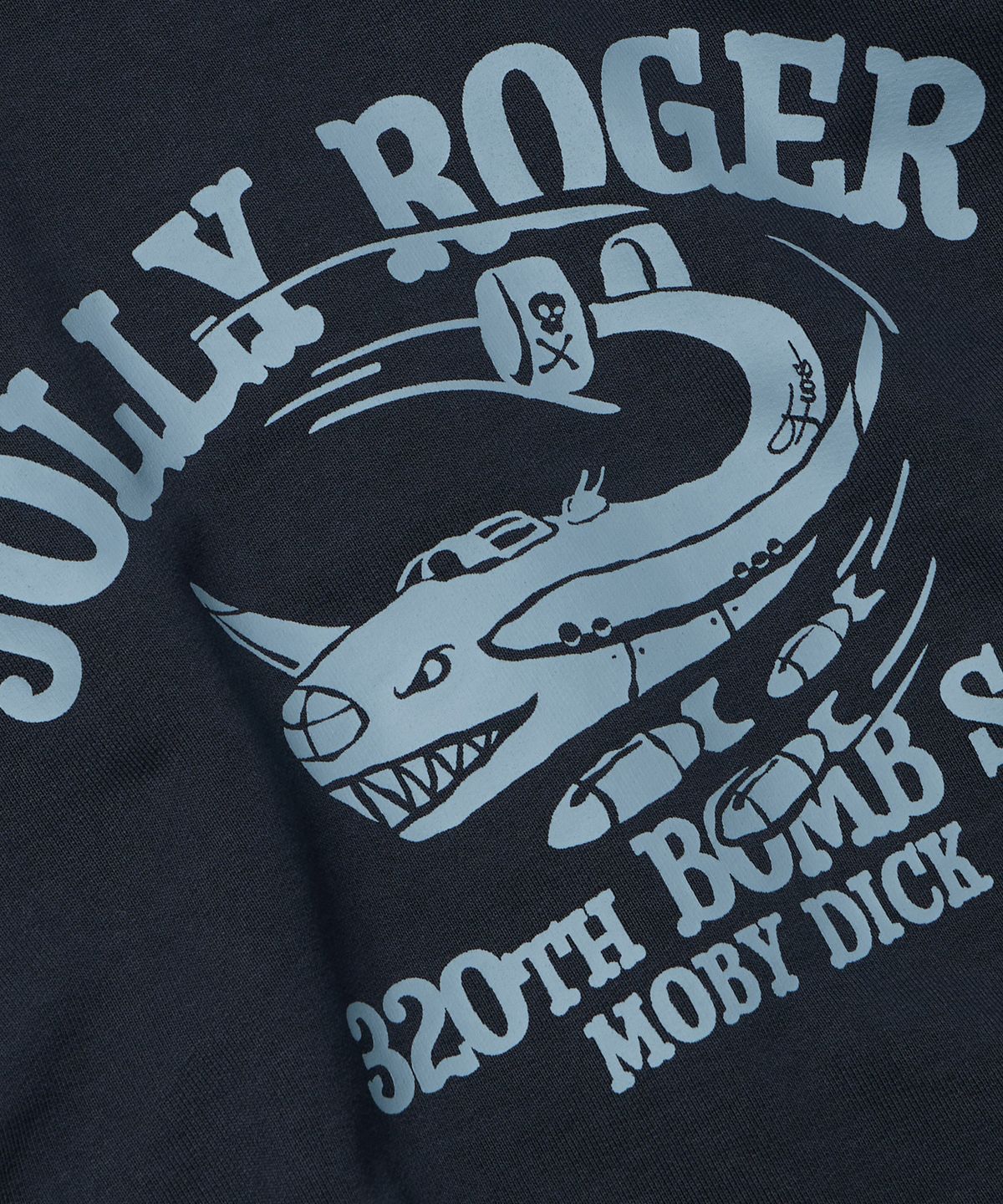 프리즘웍스(FRIZMWORKS) JOLLY ROGER MOBYDICK SWEATSHIRT _ NAVY