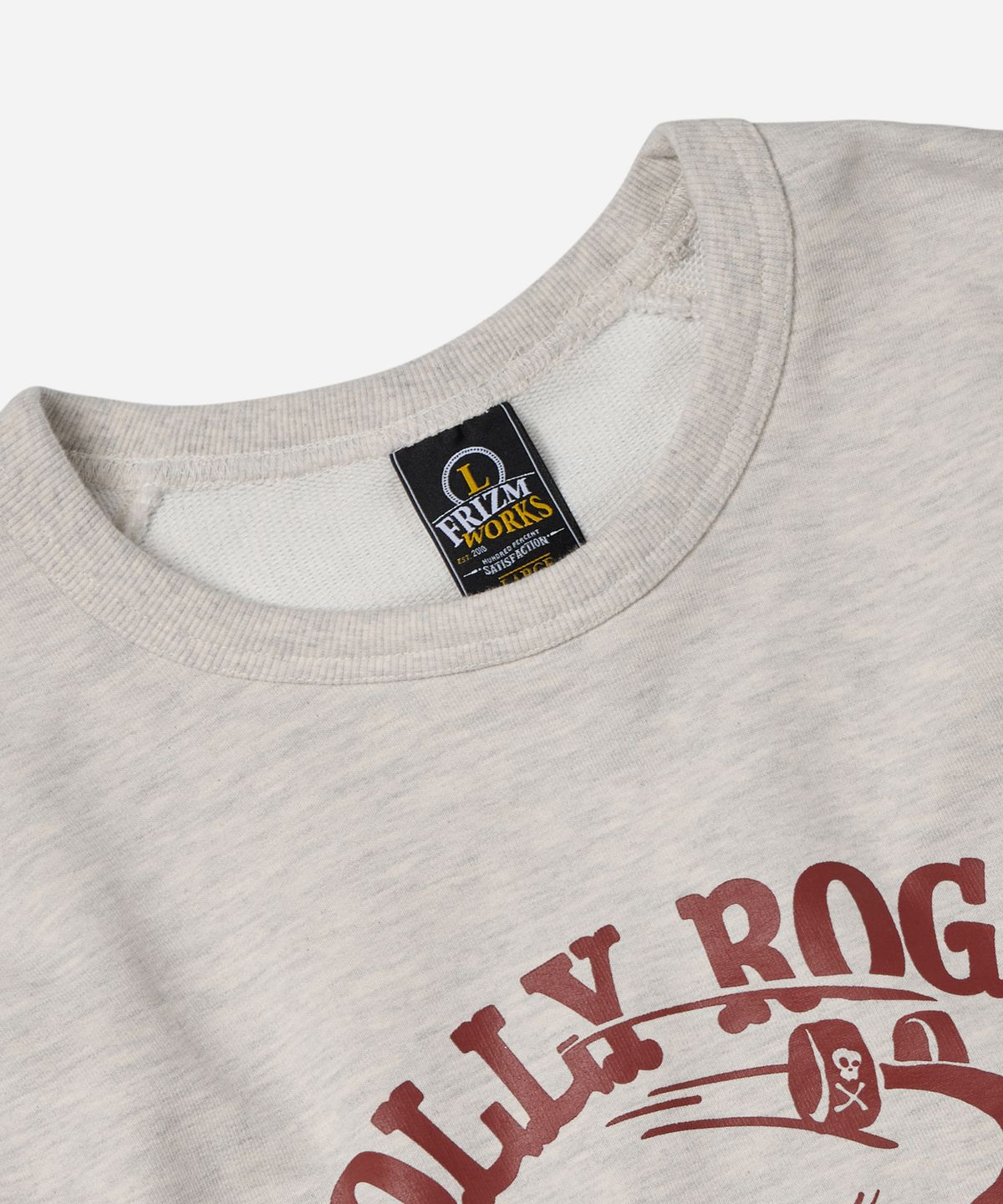 프리즘웍스(FRIZMWORKS) JOLLY ROGER MOBYDICK SWEATSHIRT _ OATMEAL