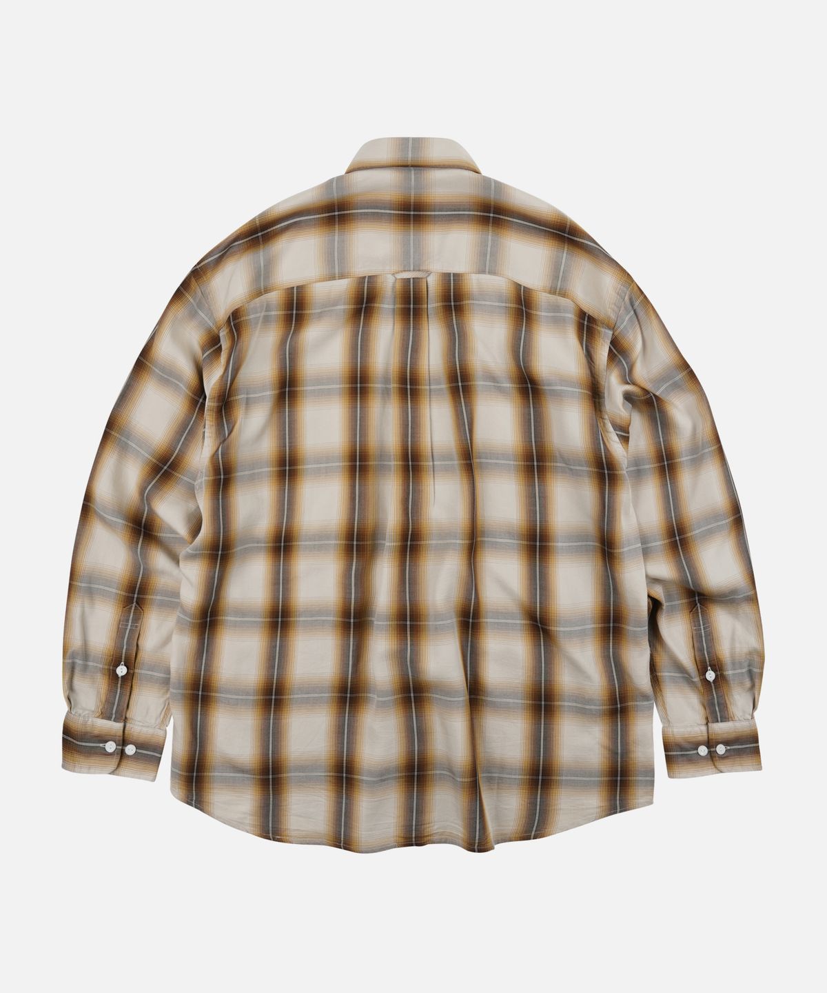 프리즘웍스(FRIZMWORKS) LYOCELL CHECK RELAXED SHIRT _ BEIGE