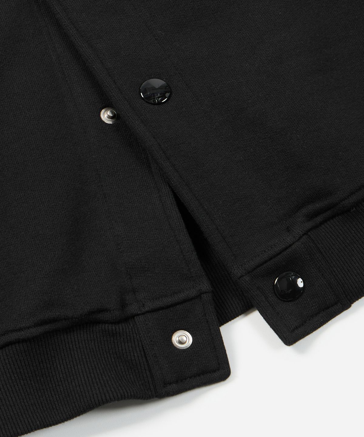 프리즘웍스(FRIZMWORKS) SWEAT VARSITY JACKET _ BLACK