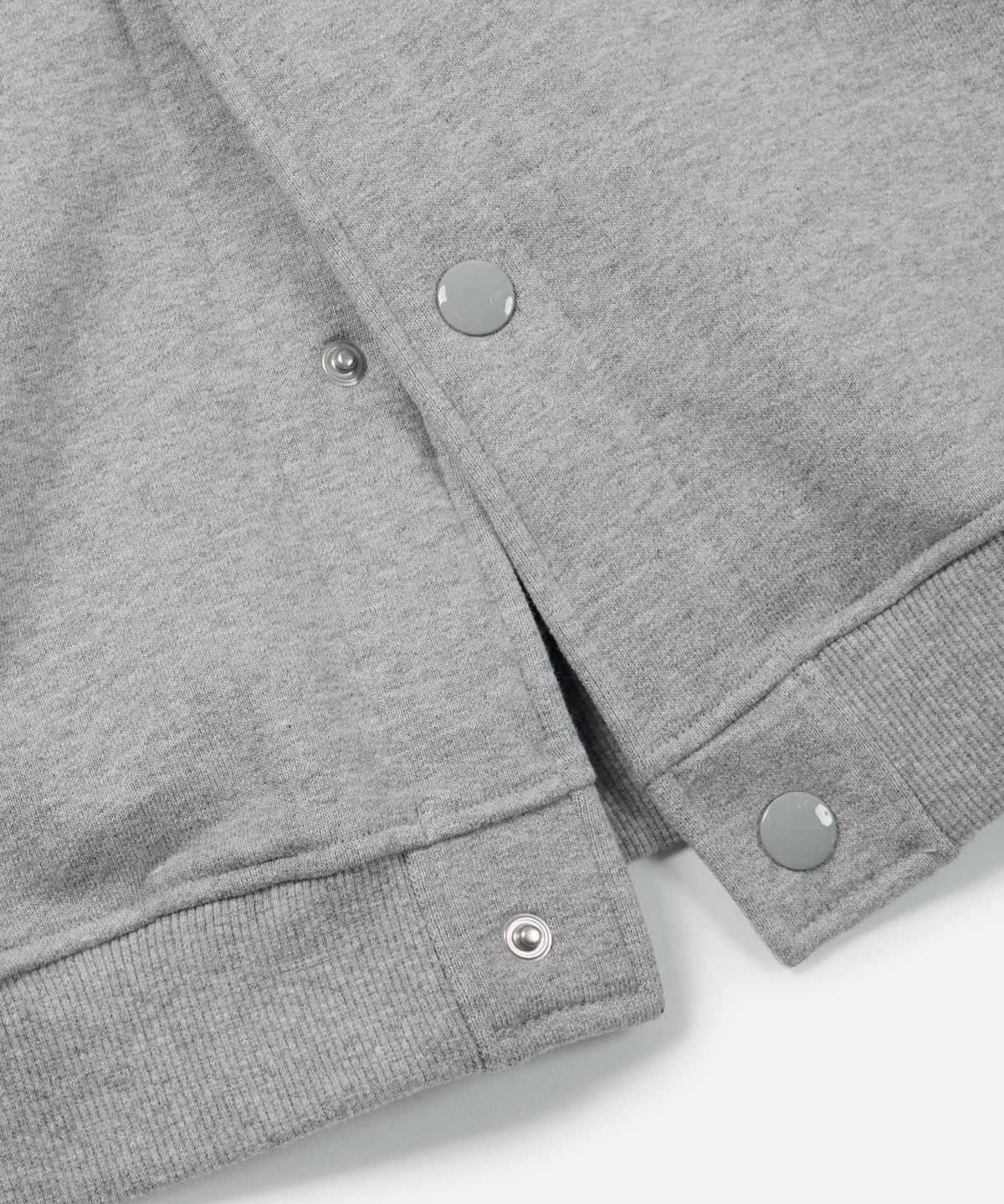 프리즘웍스(FRIZMWORKS) SWEAT VARSITY JACKET _ GRAY
