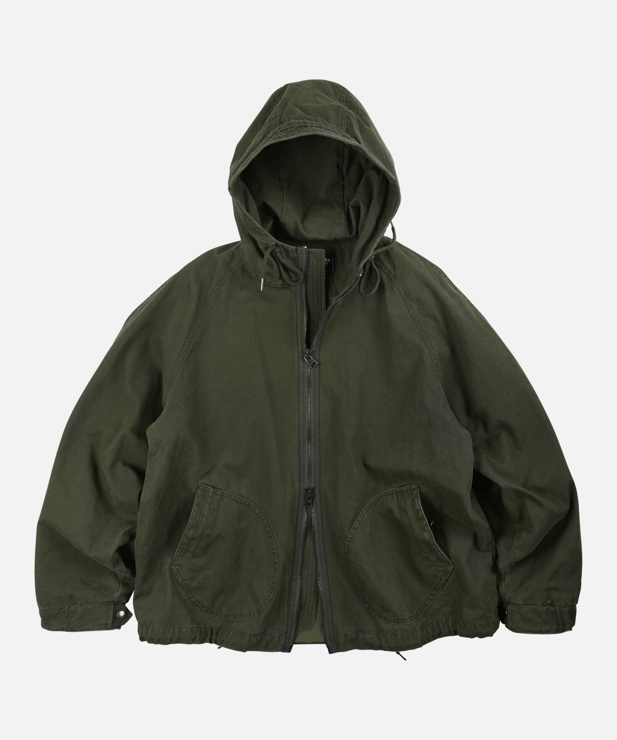 프리즘웍스(FRIZMWORKS) JUNGLE CLOTH DECK HOODED PARKA _ OLIVE