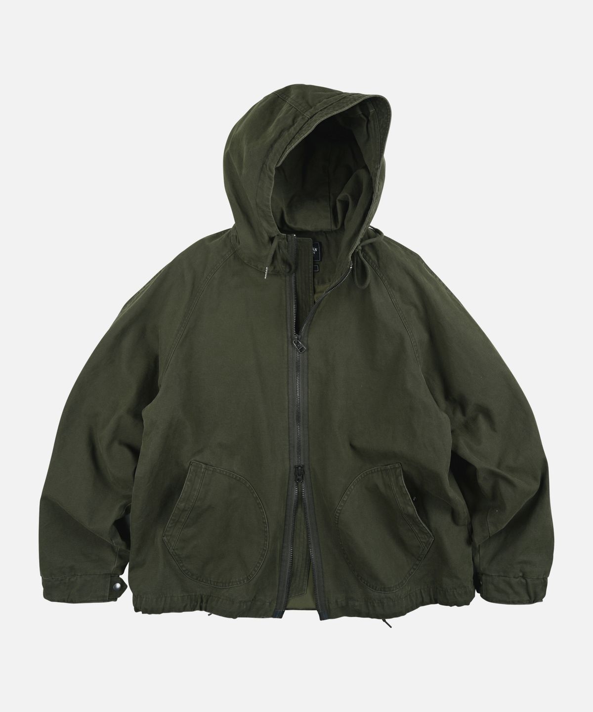 프리즘웍스(FRIZMWORKS) JUNGLE CLOTH DECK HOODED PARKA _ OLIVE