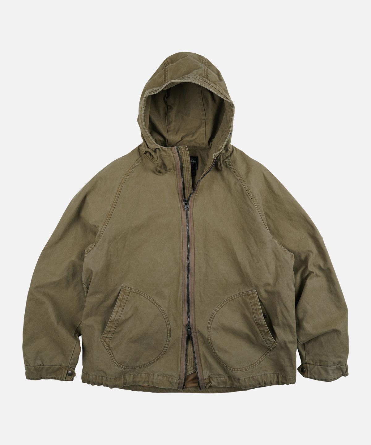 프리즘웍스(FRIZMWORKS) JUNGLE CLOTH DECK HOODED PARKA _ BEIGE