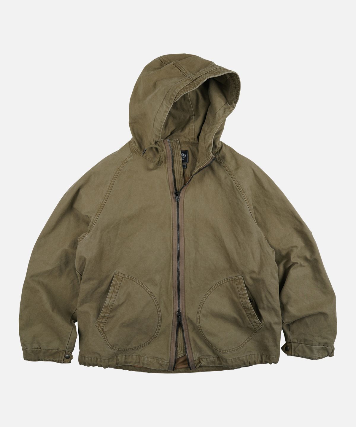 프리즘웍스(FRIZMWORKS) JUNGLE CLOTH DECK HOODED PARKA _ BEIGE