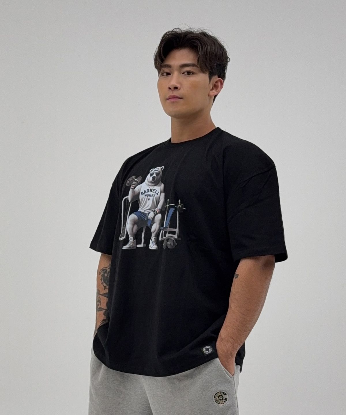 바벨웍스(BARBELLWORKS) 아이스베어 오버핏