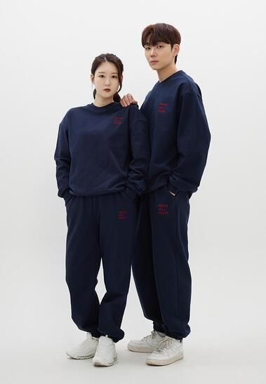 MUSINSA公式 | BERMUSER レタリングB刺繍オーバーサイズチーズ裏毛
