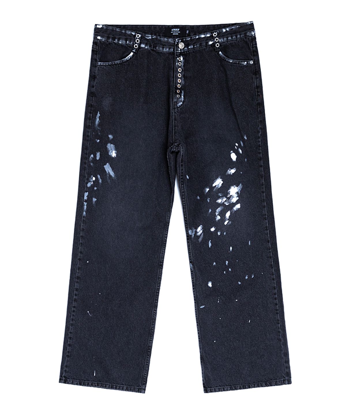 스트라이크(STRIKE) Edge Black Wash Bootcut Jeans
